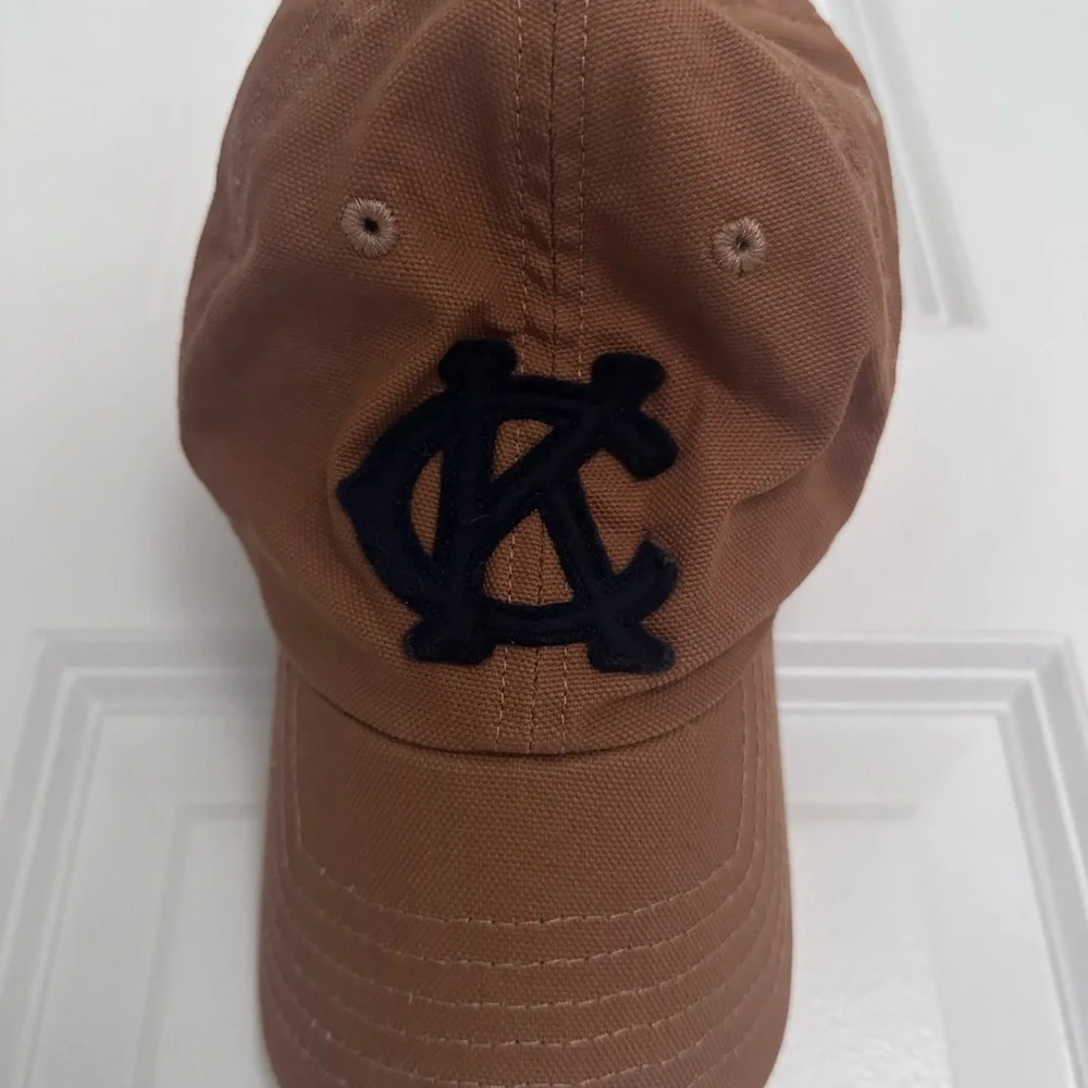 Kansas City Brown Baseball Cap with Navy Logo